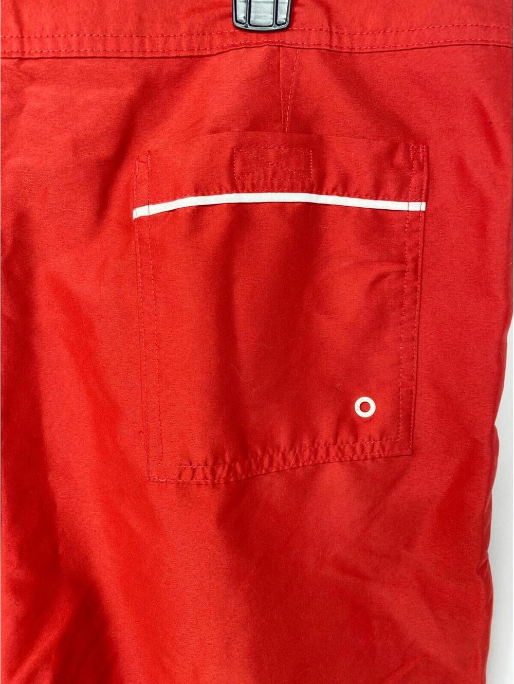Old Navy / Red Board Shorts Swim Trunks Back Pocket Unlined UPF 40 / Size 36 - Picture 3 of 16